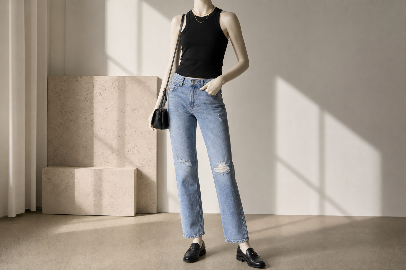 Podarte jeansy wracają w 2026. Jak nosić ripped jeans tanio, żeby nie wyglądały przypadkowo? - grafika 2
