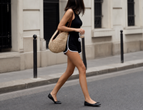 Zoë Kravitz i Harry Styles znów ubrali się podobnie. Dla kogo jest sportowy street style z krótkimi szortami? - grafika 1